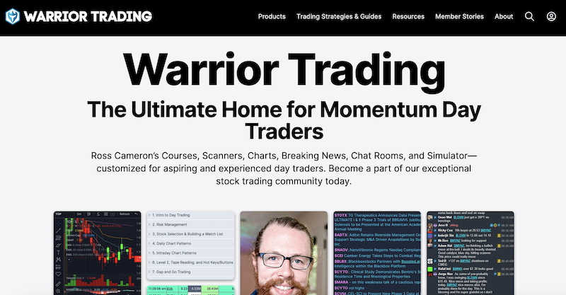 Warrior trading stocks
